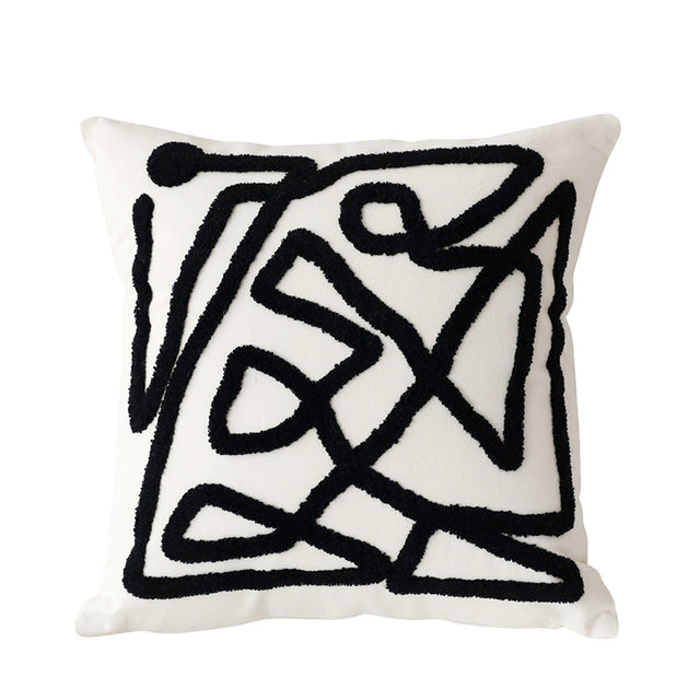 The Maze Abstract Pillow Collection