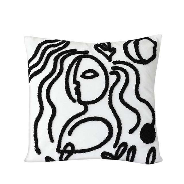 The Maze Abstract Pillow Collection