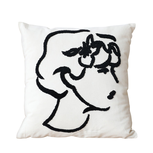 The Maze Abstract Pillow Collection