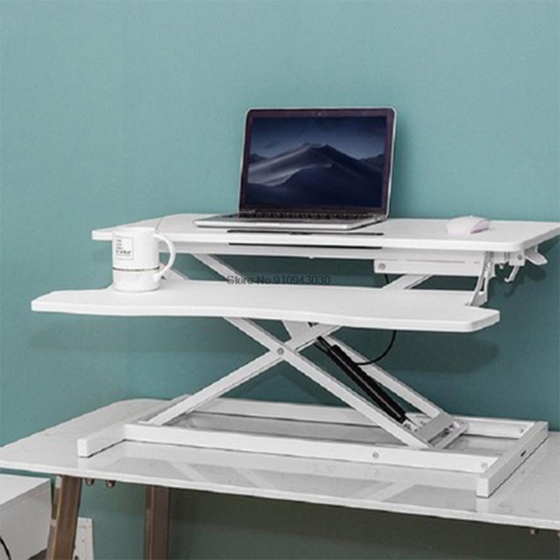 Adjustable Height Sit Stand Table Foldable Laptop Computer Table Lifting Computer Table For The Sedentary Strong Bearing