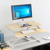 Adjustable Height Sit Stand Table Foldable Laptop Computer Table Lifting Computer Table For The Sedentary Strong Bearing