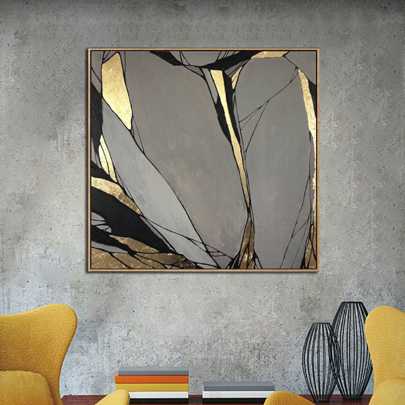 Fractured Hand Painted Canvas