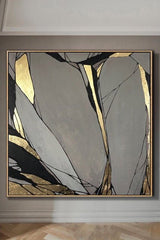 Fractured Hand Painted Canvas