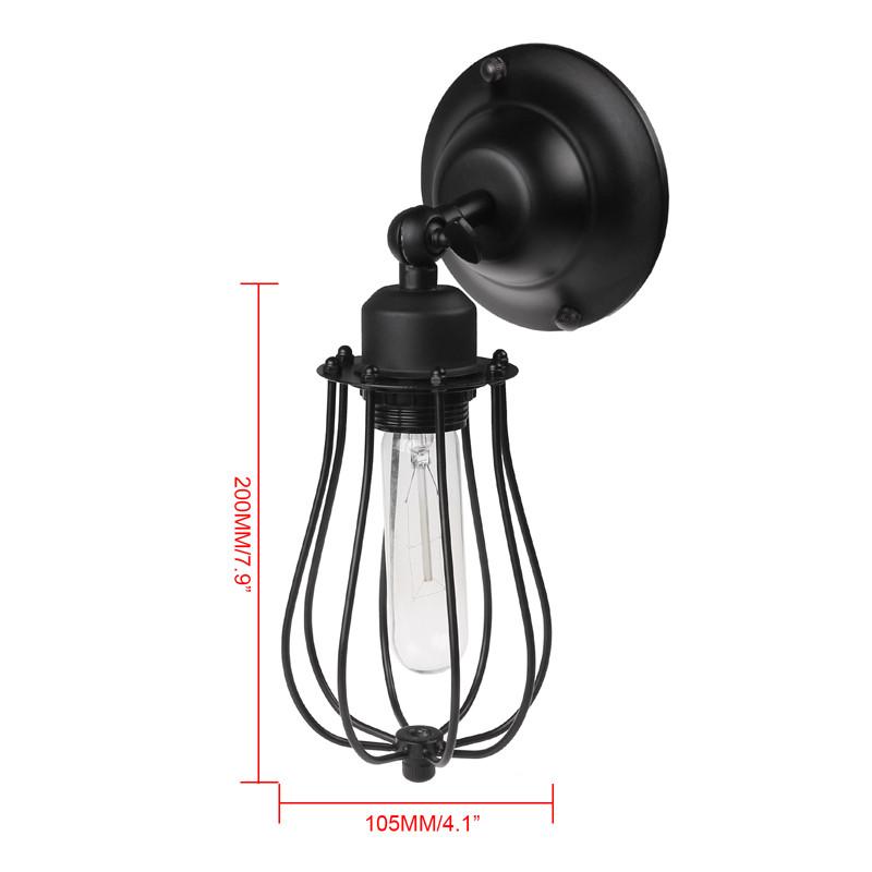 Industrial Droplet Cage Wall Lamp