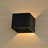 Modern LED Up Down Cube Wall Lamp