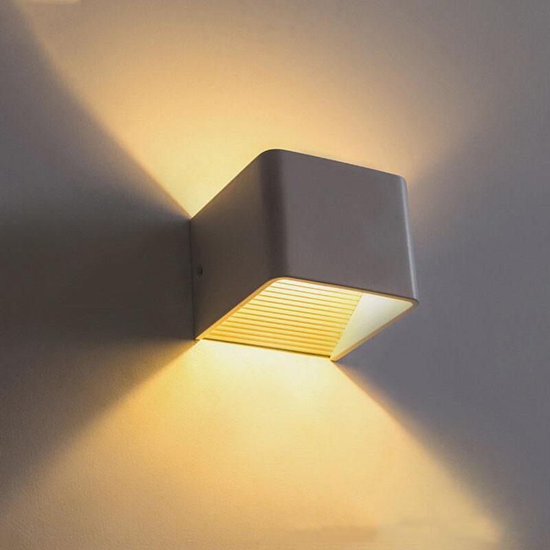 Modern LED Up Down Cube Wall Lamp