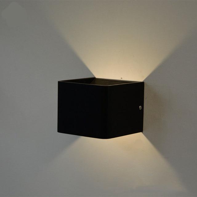 Modern LED Up Down Cube Wall Lamp