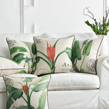 Kalani Tropic Leaf Floral Pillow Cover