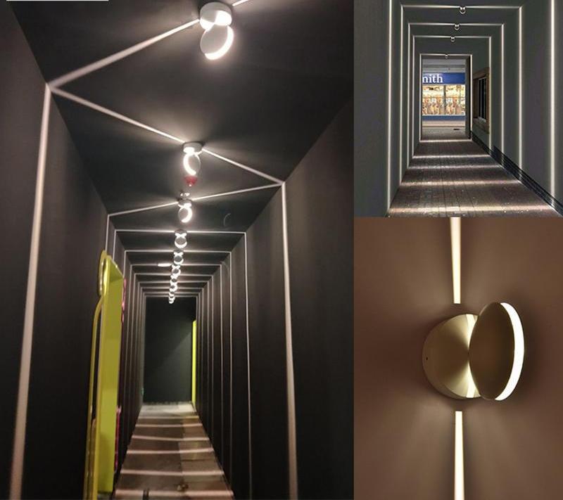 Circular Wall Mount LED Lamp