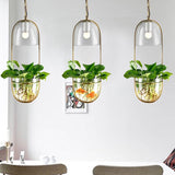 Lileas - Modern Hanging Planter Lamp