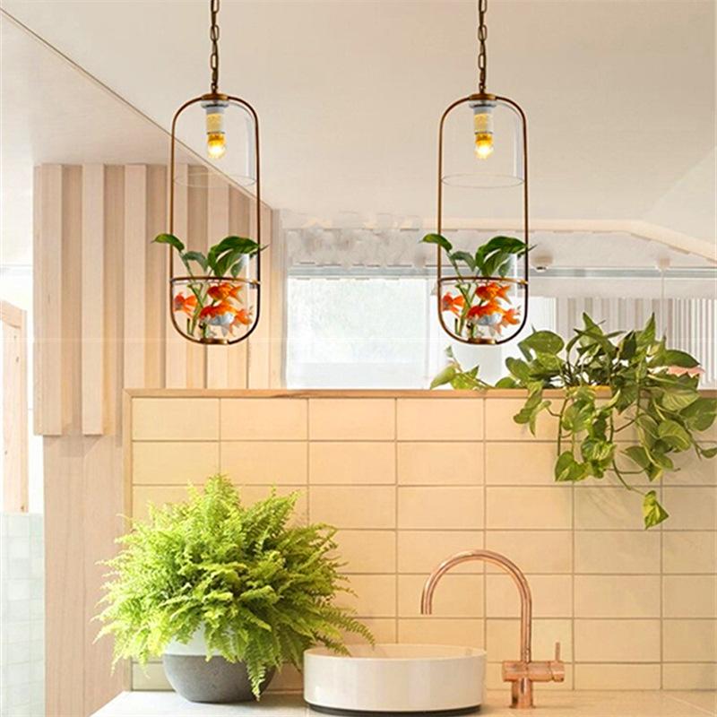 Lileas - Modern Hanging Planter Lamp