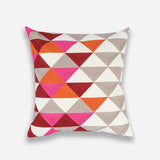 Triangles in Emnbroidery Pillow Covers