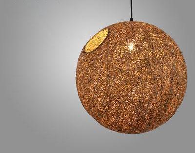 Hilde - Vintage Wicker Pendant Lamp