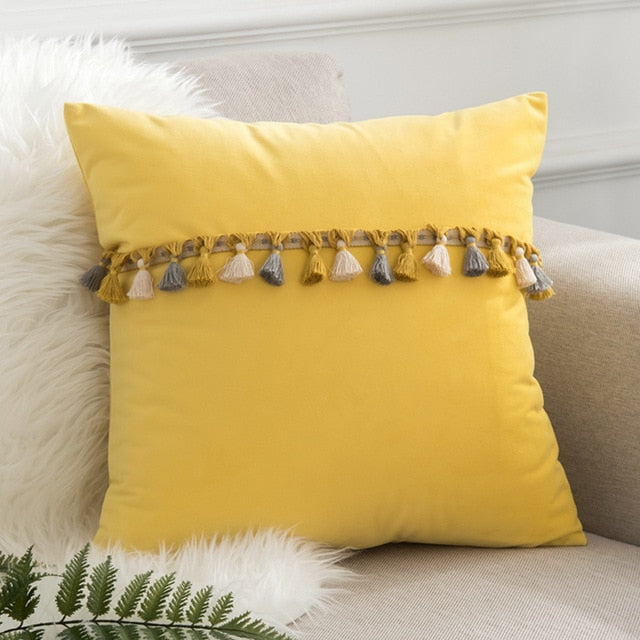 Joyful Tassel Pillow Covers