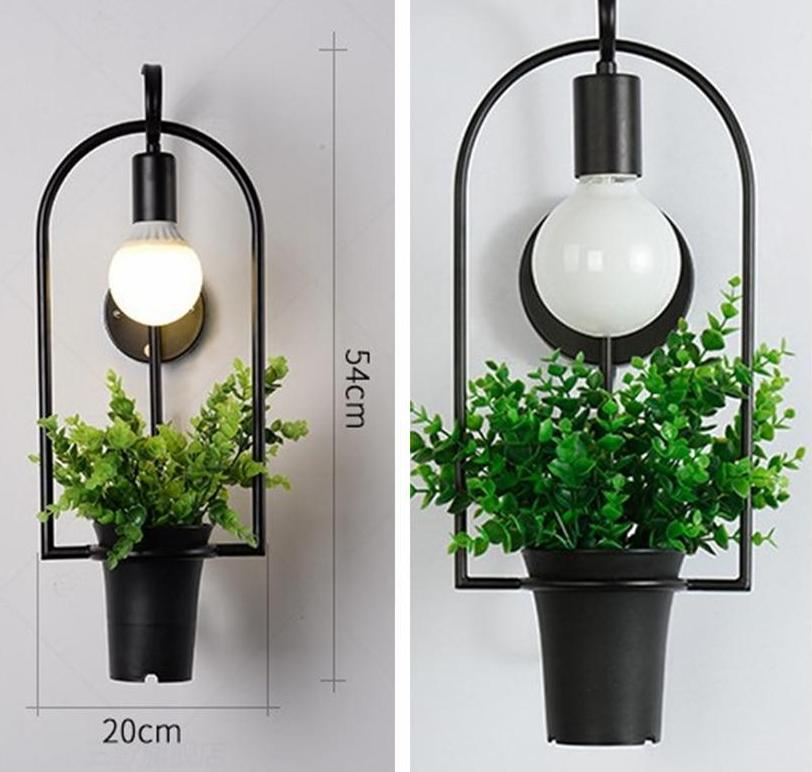 Brielle - Modern Nordic Planter Wall Lamp