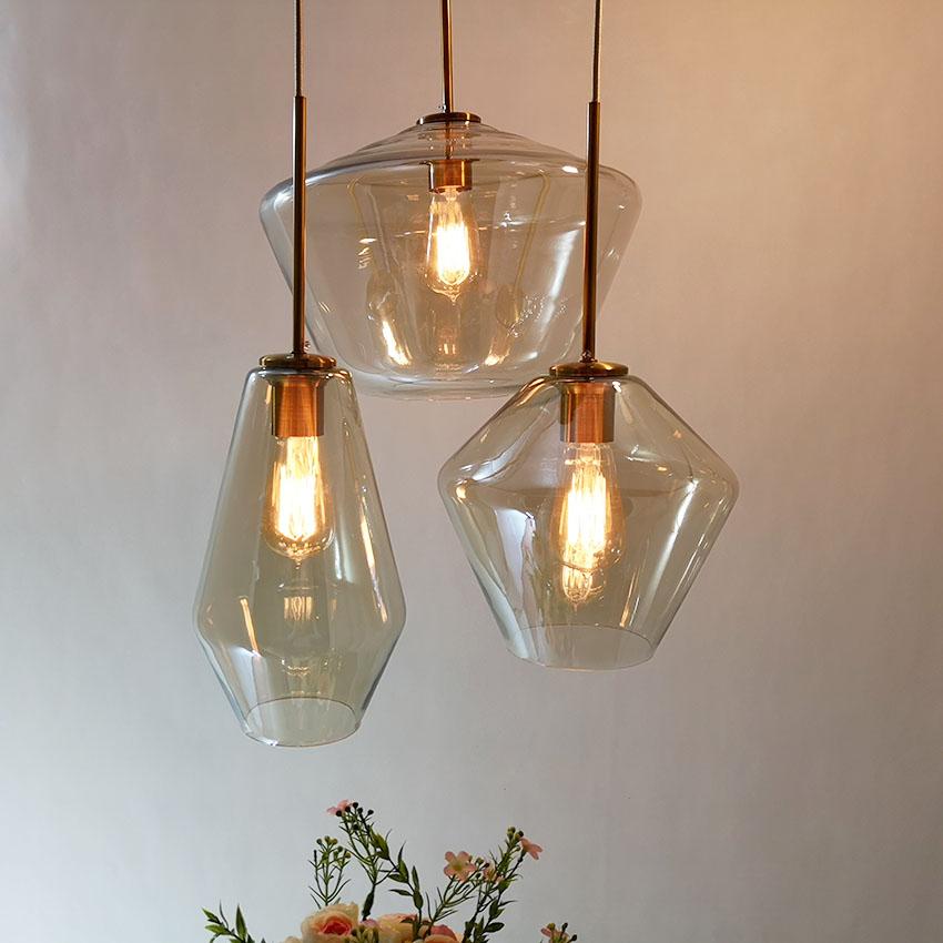 Meriall - Hanging Glass Pendant Lamp