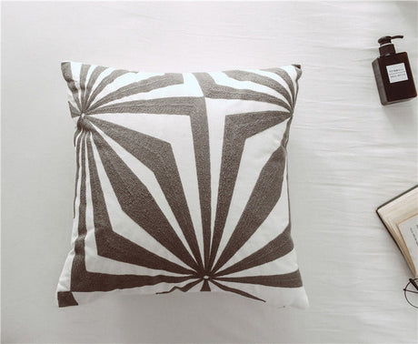 Kensley Abstract Embroidered Pillow Cover