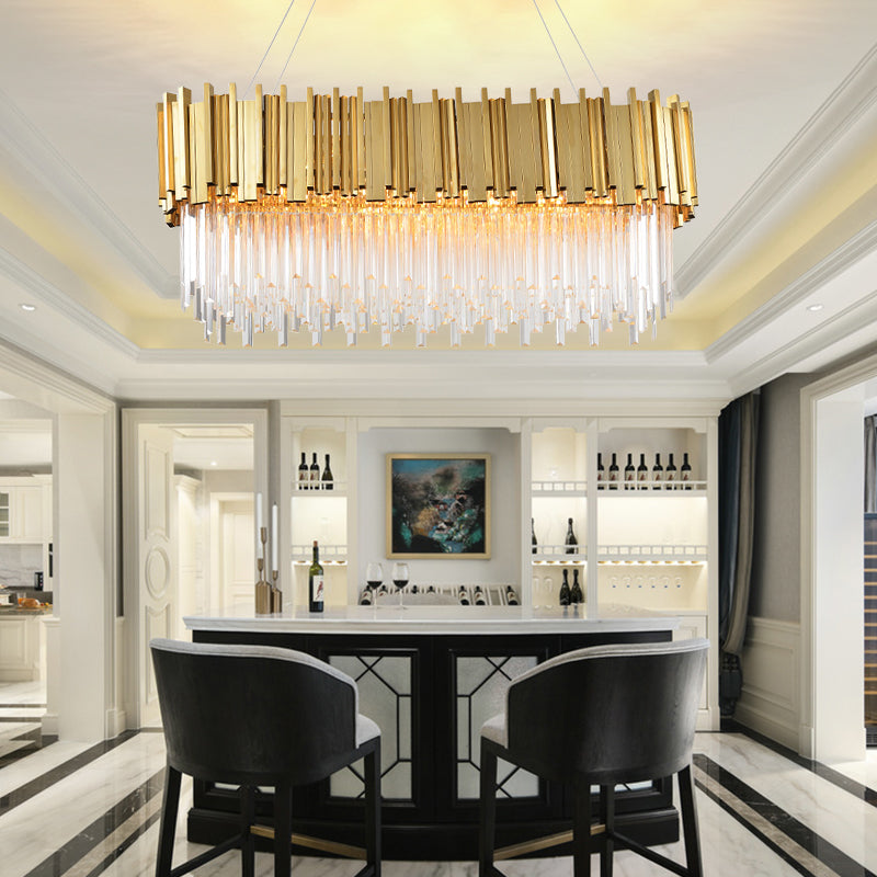 rectangular chandelier lighting