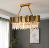 rectangular island chandelier