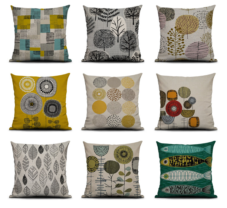 Mix & Match Cushion Covers - Modern Retro Geometrics and Florals