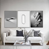 Ripples in White Canvas Prints