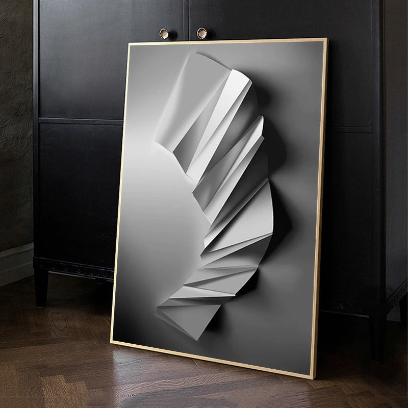 Ripples in White Canvas Prints