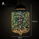 Rona - Hanging Glass Pendant Lamp