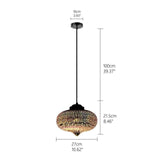 Rona - Hanging Glass Pendant Lamp