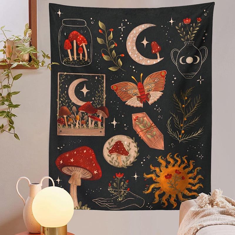 Cosmo Amanita Tapestry