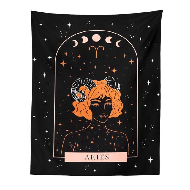 Redhead Zodiac Tapestry