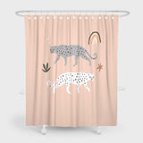 Two Leopards Shower Curtain