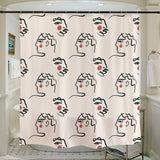 Art Beauty Face Shower Curtain