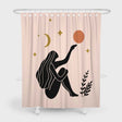 Beauty, Sun Moon and Star Shower Curtain