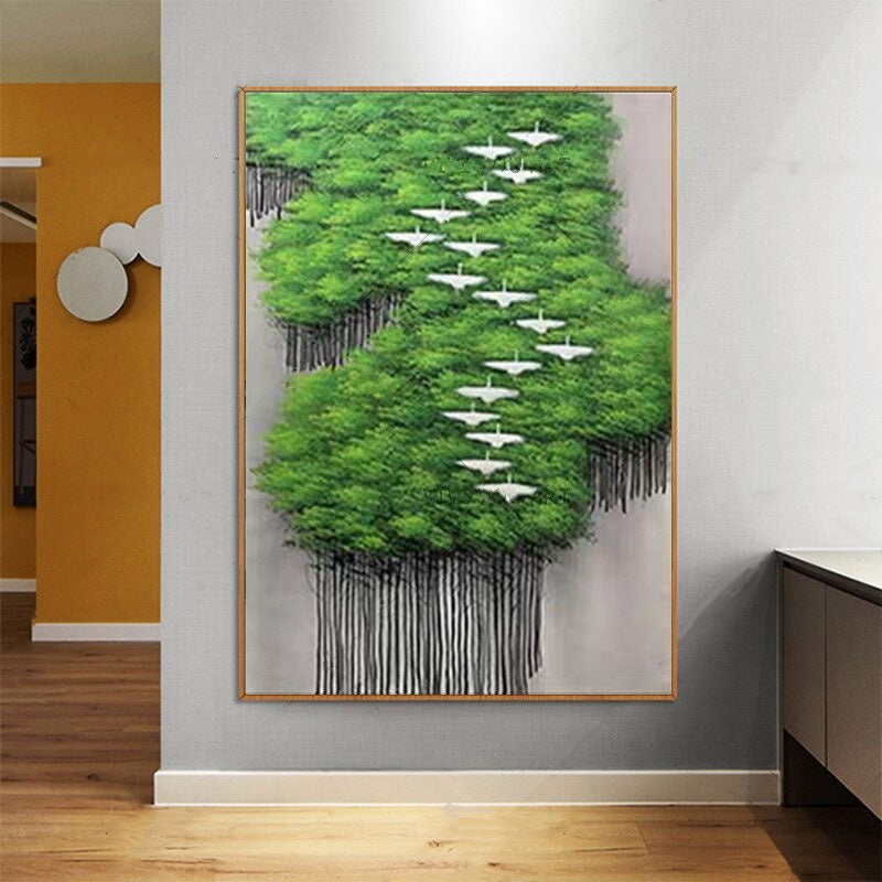 Seasons Hand Painted Canvas