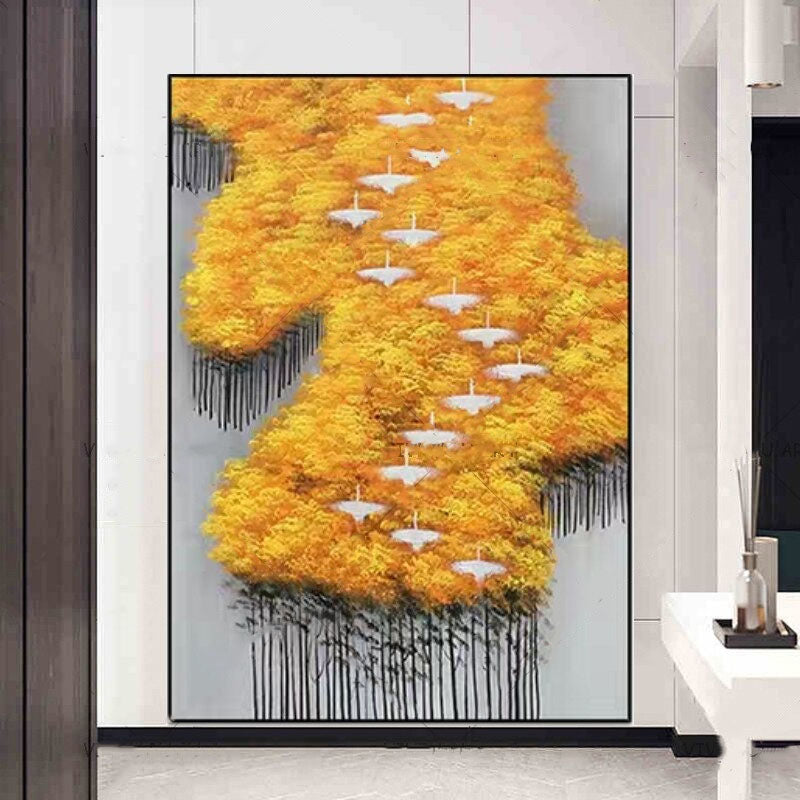 Seasons Hand Painted Canvas