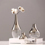 Selma Silver Gradient Vase