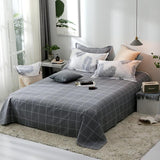 Grey Palm Leaf Bedding Set