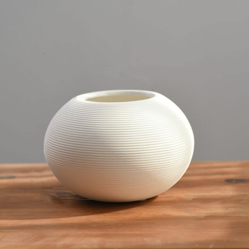 Simplicity in White Vase