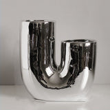 Simply Silver Vases