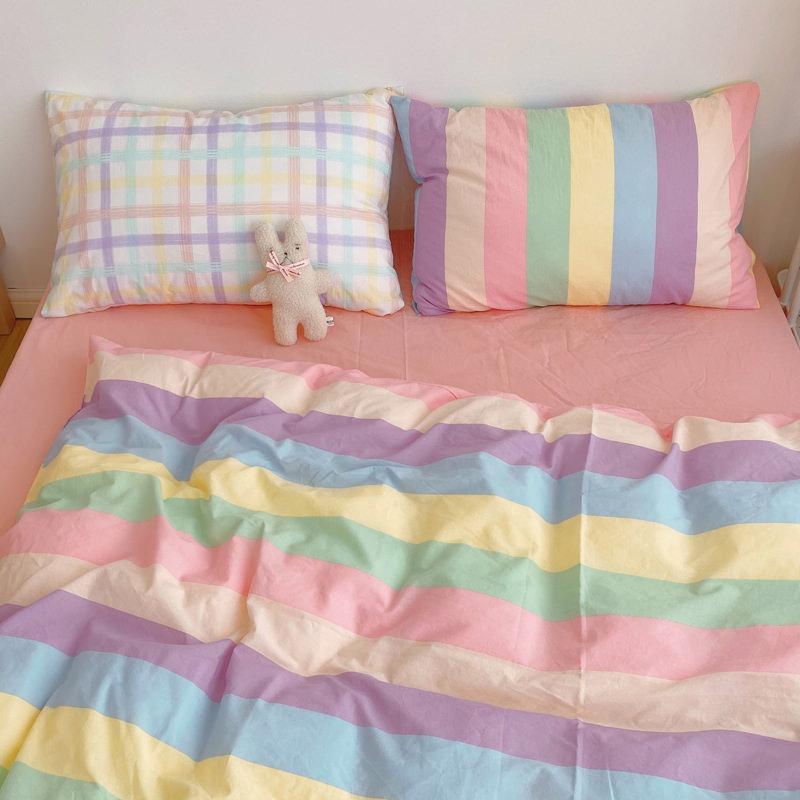 Pastel Rainbow Bedding Set