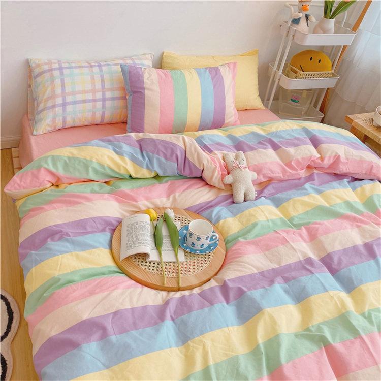 Pastel Rainbow Bedding Set