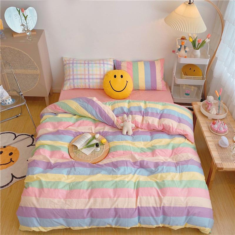 Pastel Rainbow Bedding Set