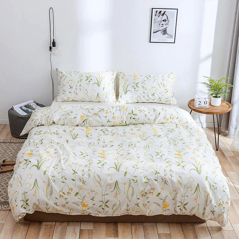 Soft Floral Bedding Set