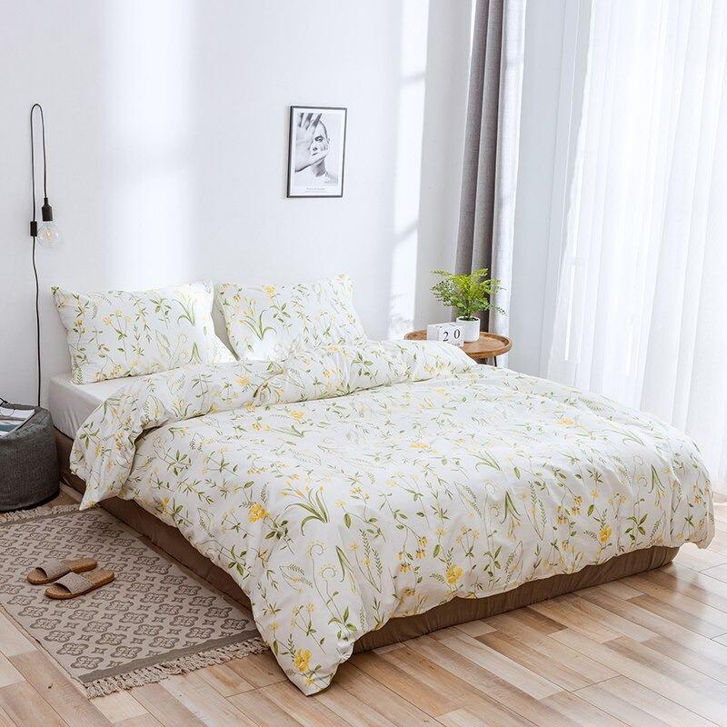 Soft Floral Bedding Set