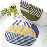 Splish Splash Geometric Bath Mats