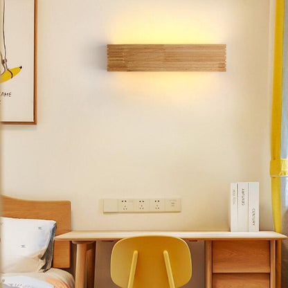 Statuo - Modern Nordic Wooden Wall Lamp