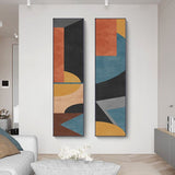 Sunset in the Geo Canvas Prints