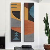 Sunset in the Geo Canvas Prints