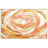 Sunset Swirl Hand Painted Canvas