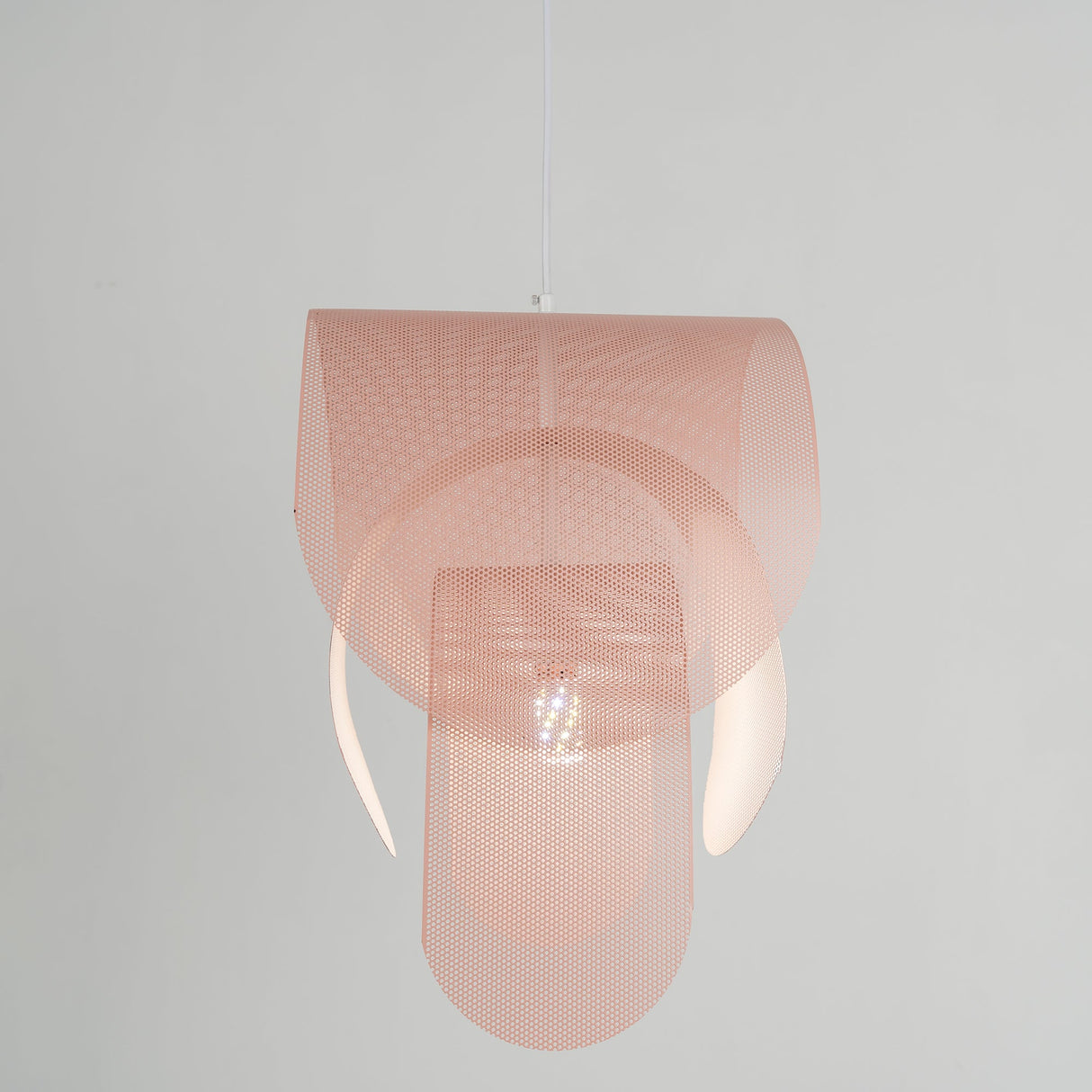 Perforated Metal Pendant Light